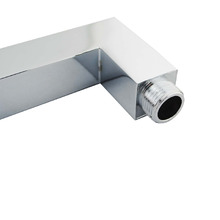 Nero 400mm Square Shower Arm